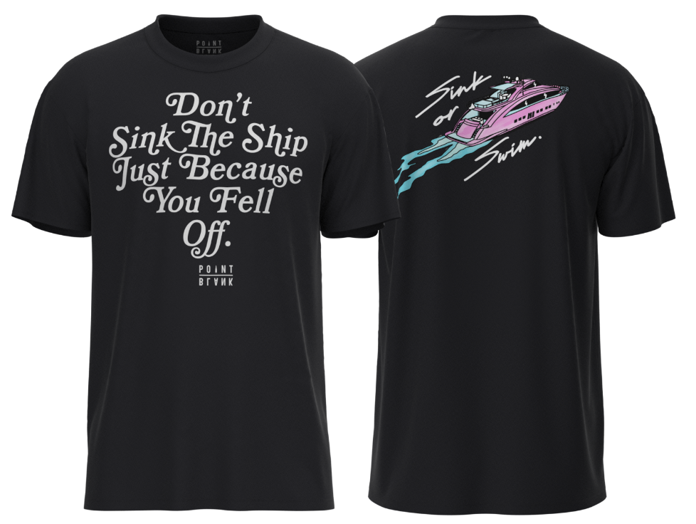 Sink or Swim T-Shirt - Black