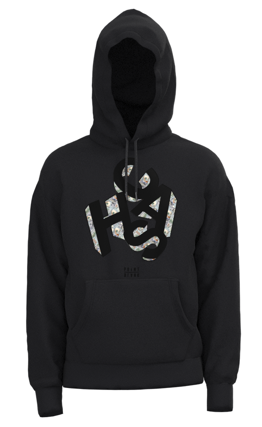 Cash Block Hoodie - Black