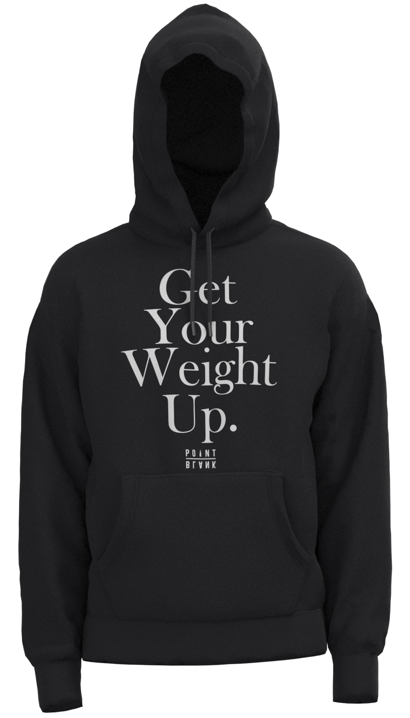 Get Your Weight Up Hoodie - Black