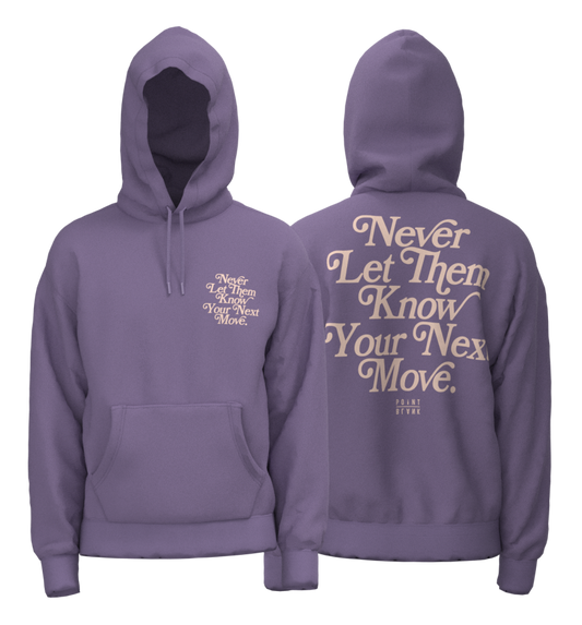 Never Let Them Know Hoodie - Mauve