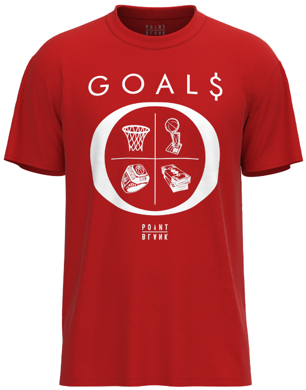 Goals T-Shirt - Black / White Print