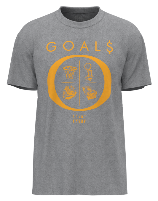 Goals T-Shirt - Gold Print