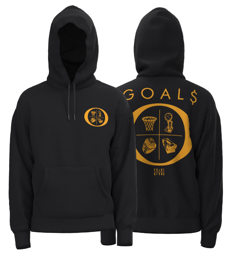 Goals Hoodie - Gold