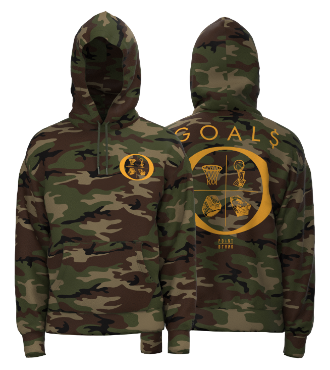 Goals Hoodie - Camo / Gold