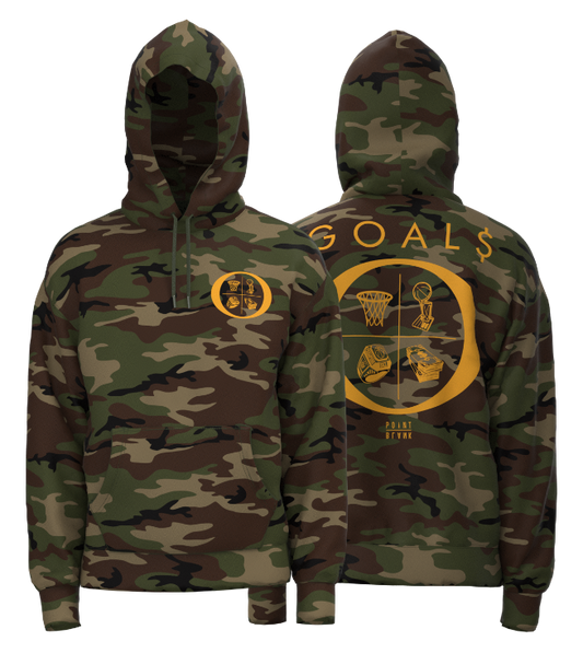 Goals Hoodie - Camo / Gold