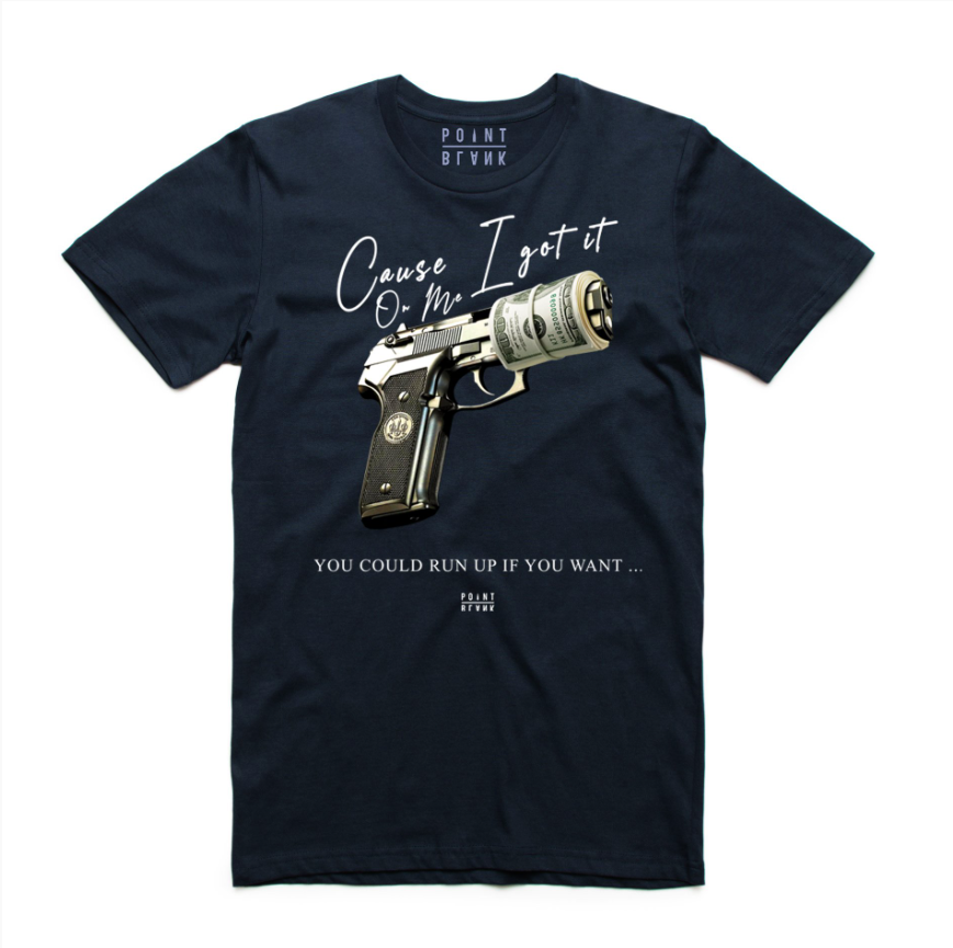 Got It On Me T-Shirt - Navy Blue