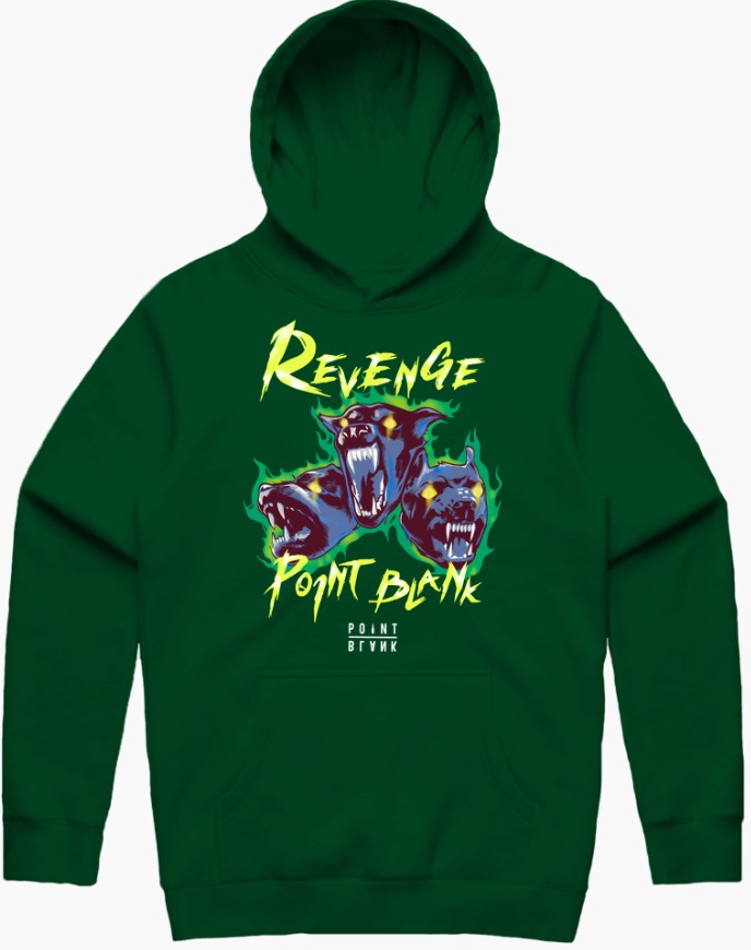 Revenge Hoodie - Forest Green