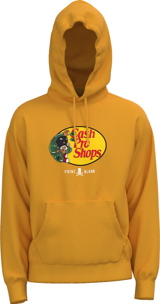 Cash Pro Shops Hoodie - Gold