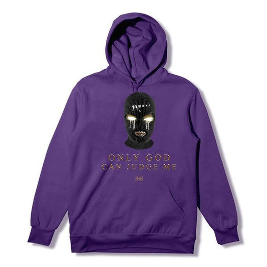 Ski Mask Hoodie - Purple