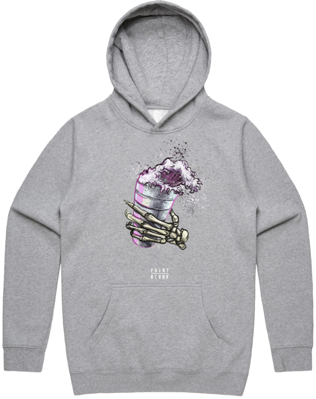 Leanin' Hoodie - Heather Gray