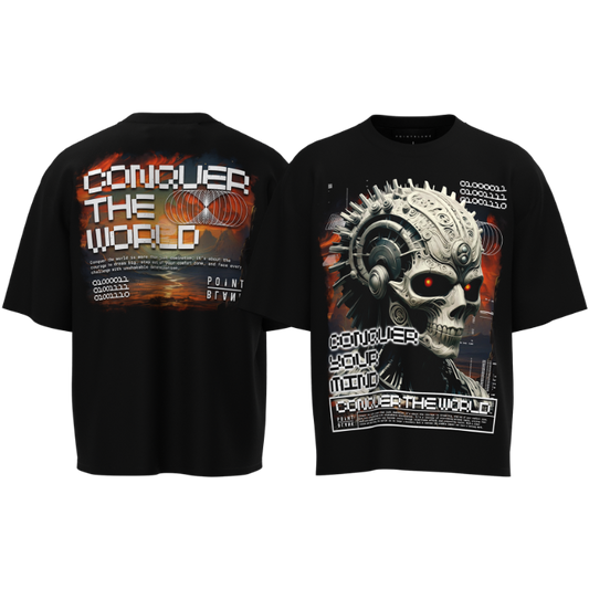 CONQUER THE WORLD T-SHIRT