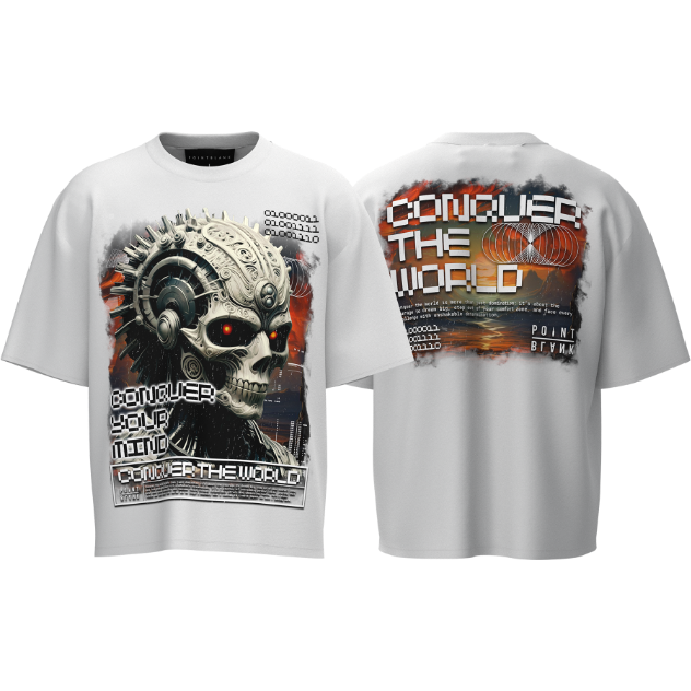 CONQUER THE WORLD T-SHIRT