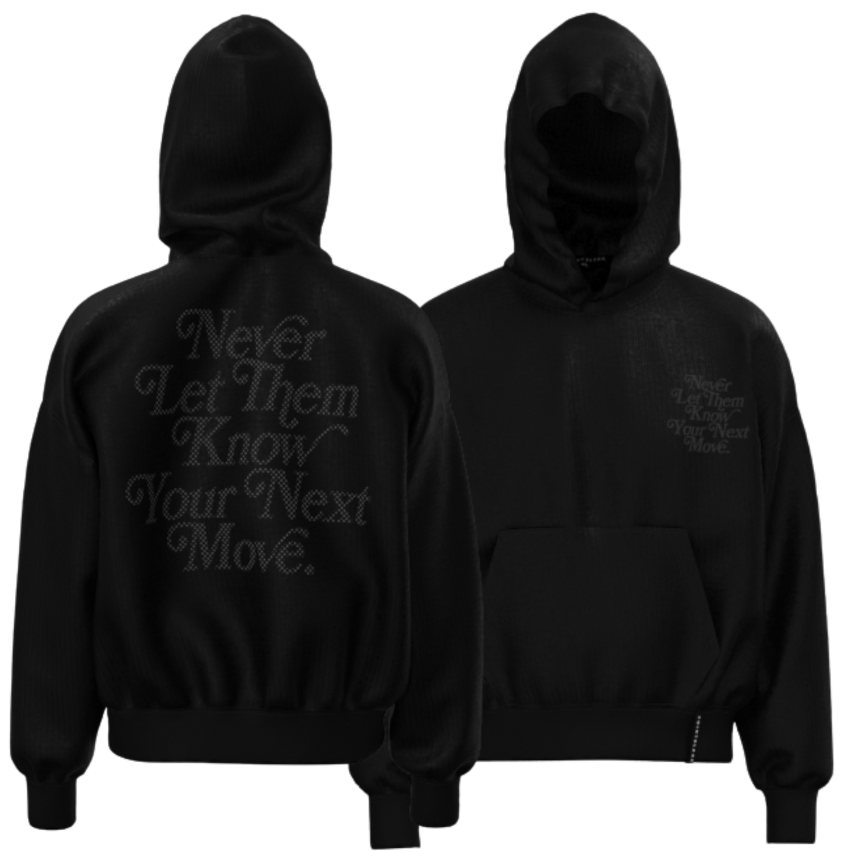 N.L.T.K Rhinestone Hood