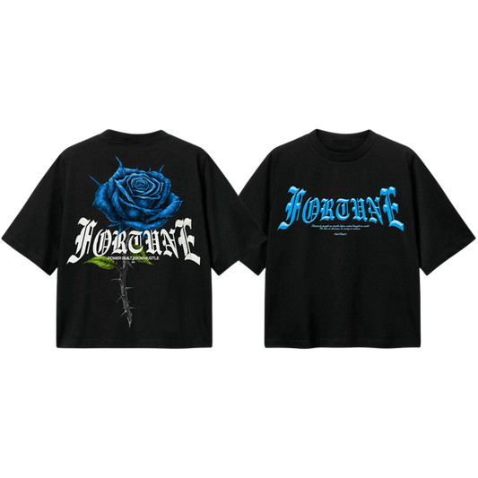 FORTUNE Rose Rhinestone Tee