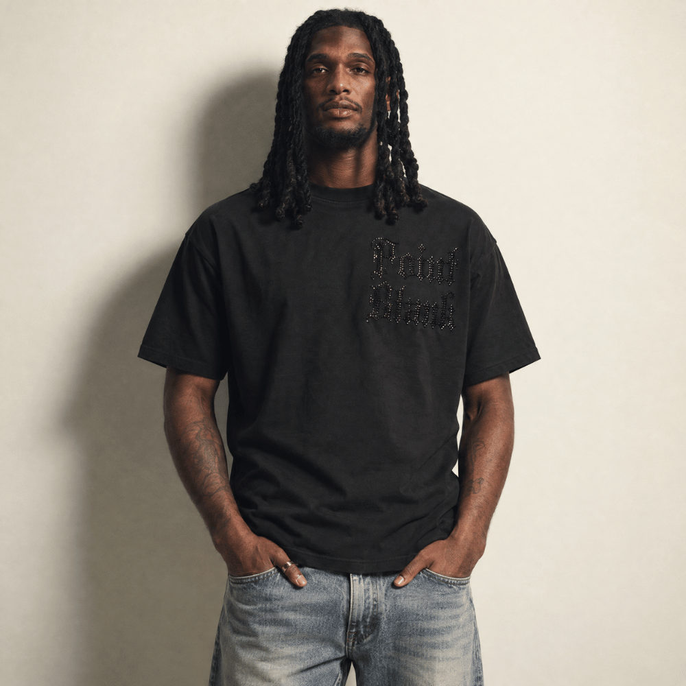 REBELZ LUXE RHINESTONE T-SHIRT