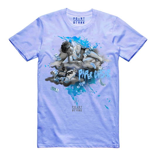 Angels Paper Chase T-Shirt - Light Blue