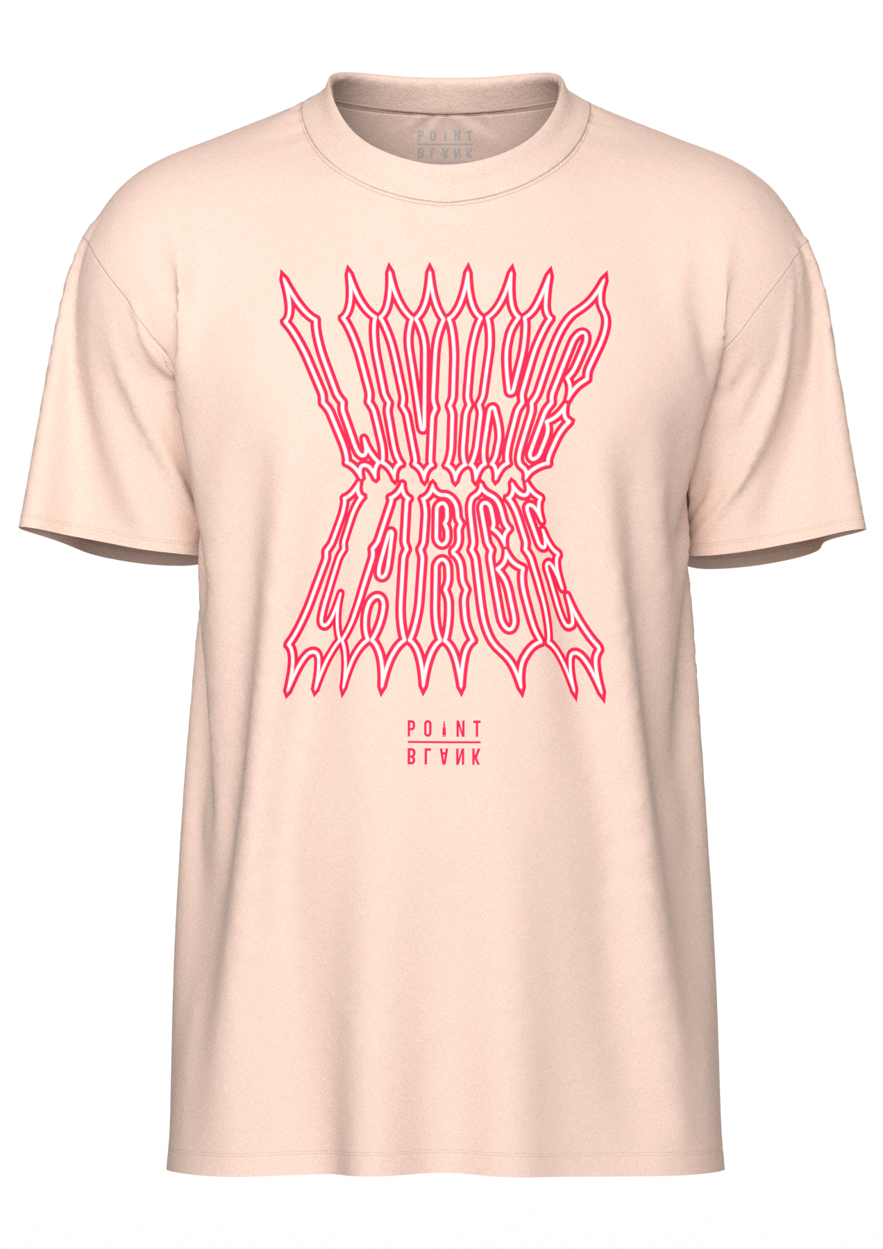 Living Large T-Shirt - Pale Pink