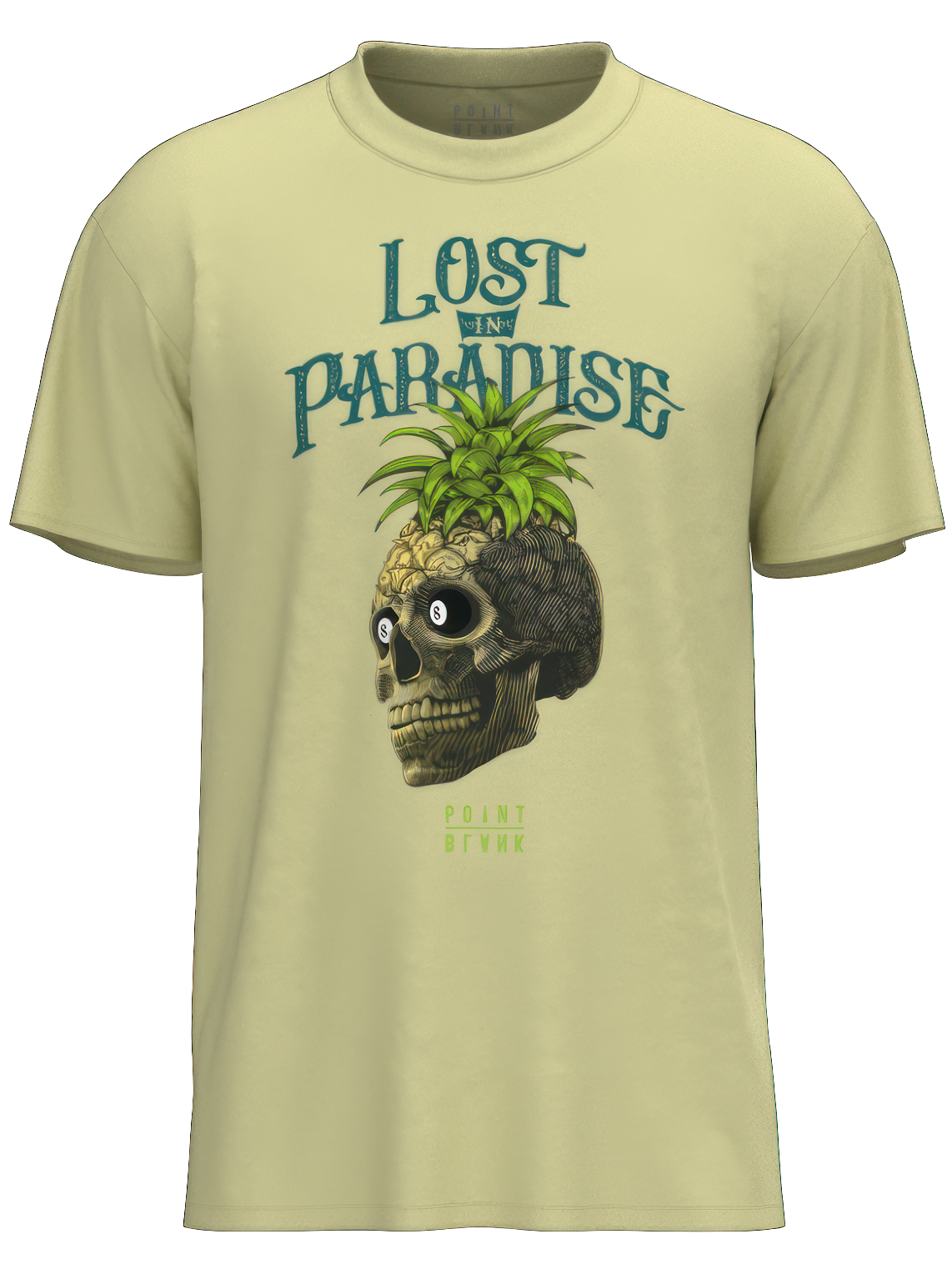 Lost In Paradise T-Shirt - Lt Yellow