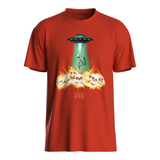 Point Blank Abduction Shirt, Magma Orange, Front Side