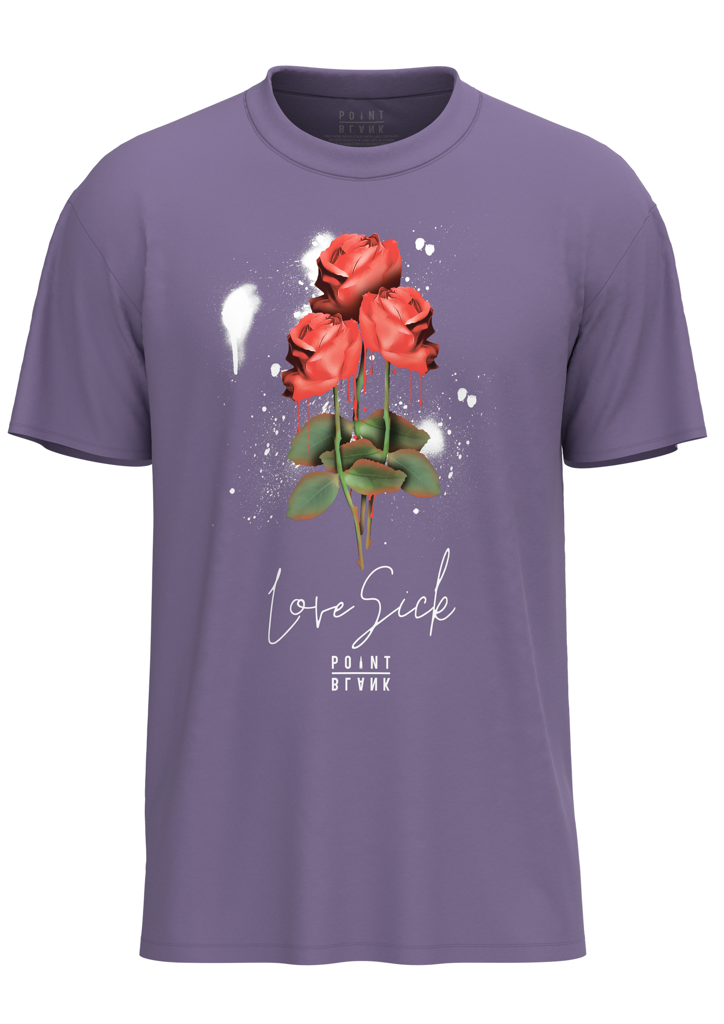 Melting Rose T-Shirt - Lilac