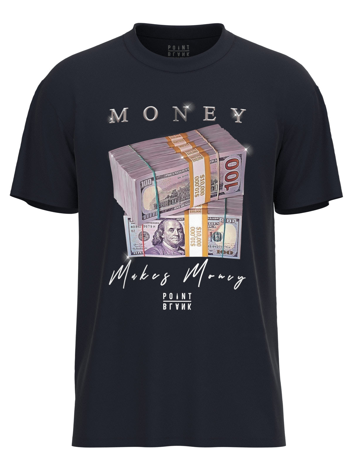 Money Make Money T-Shirt - Navy Blue