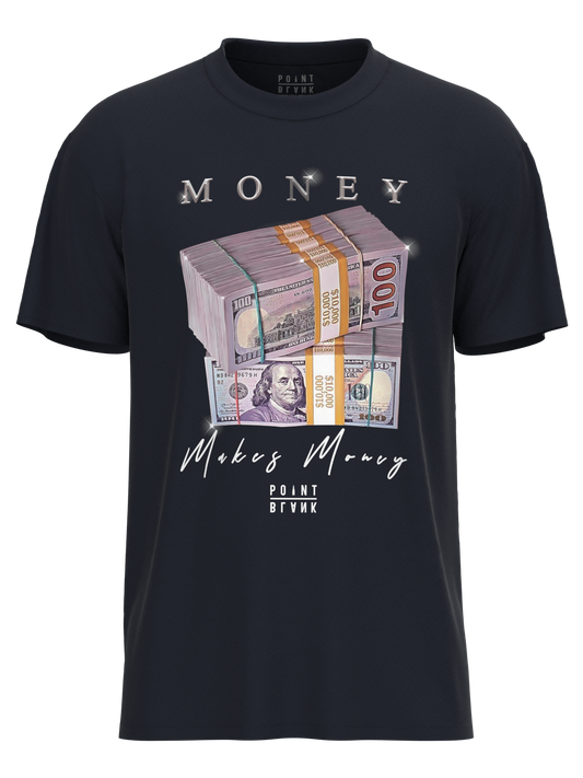 Money Make Money T-Shirt - Navy Blue