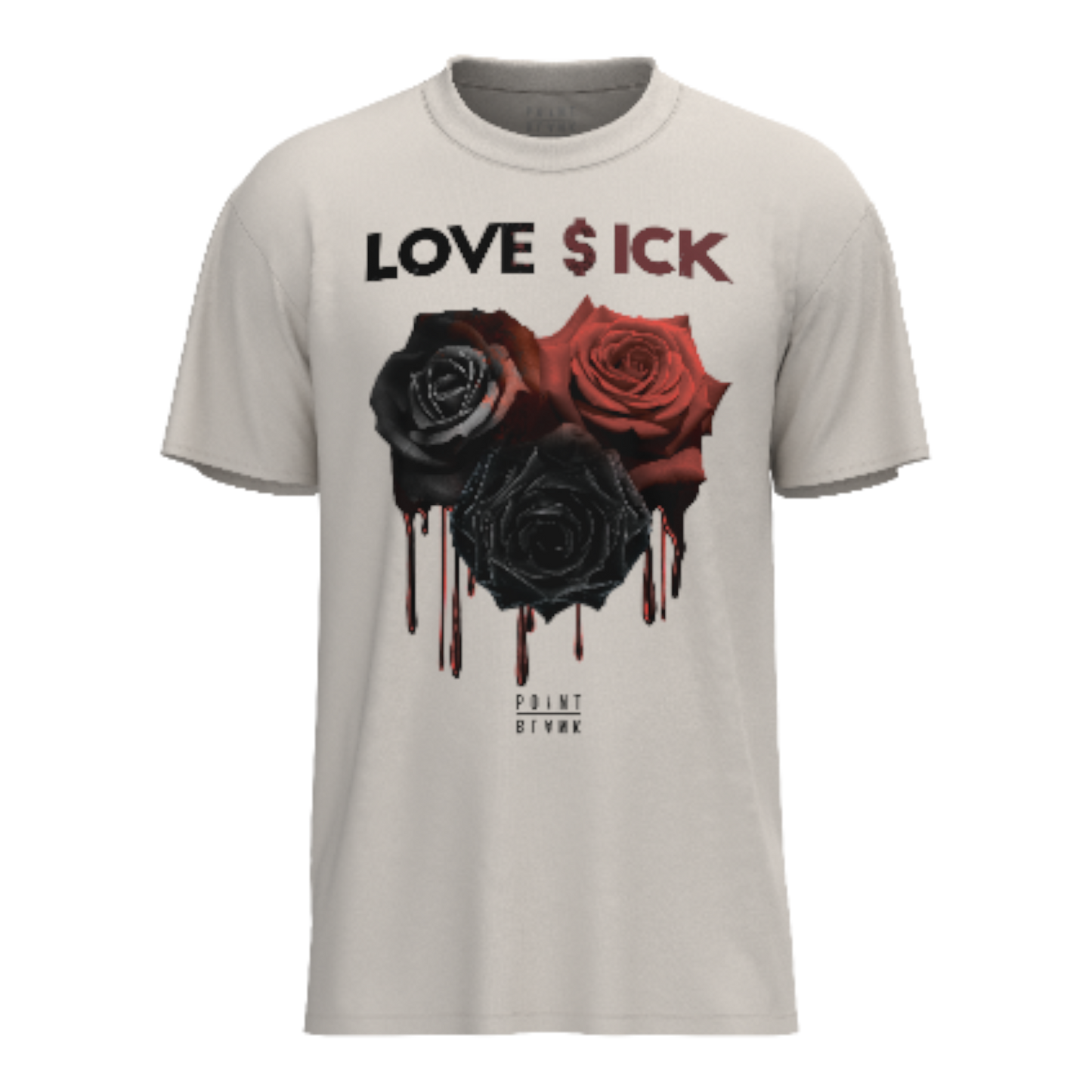 Black Roses T-Shirt - Natural