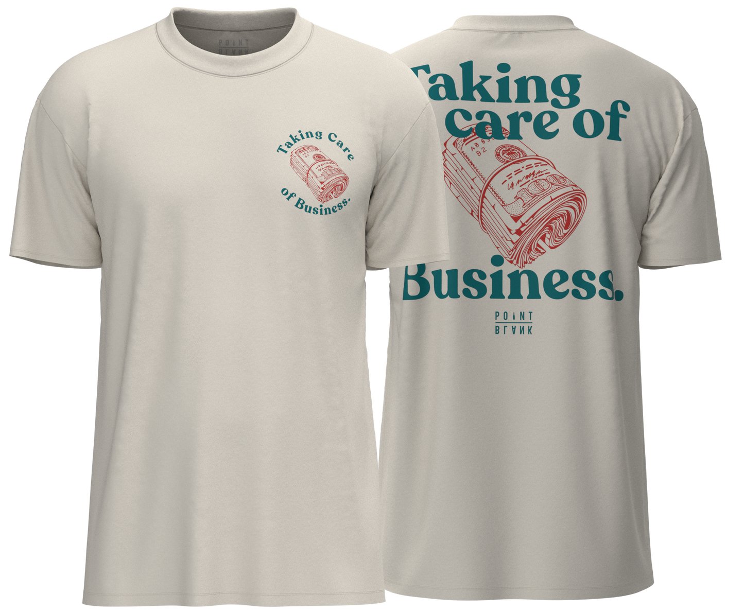 Taking Care of Business T-Shirt - Natural