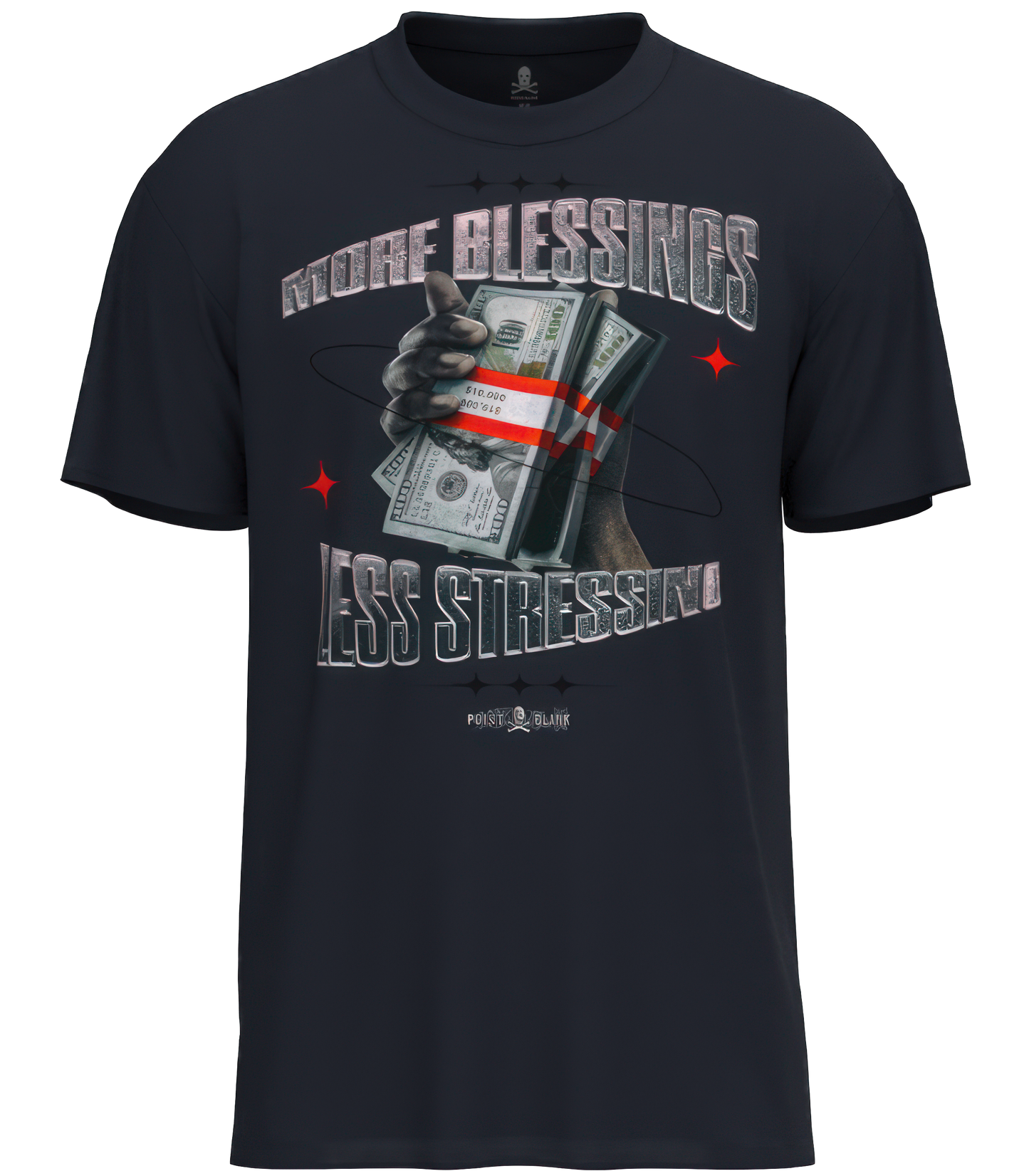 MORE BLESSINGS LESS STRESSINGS T-SHIRT