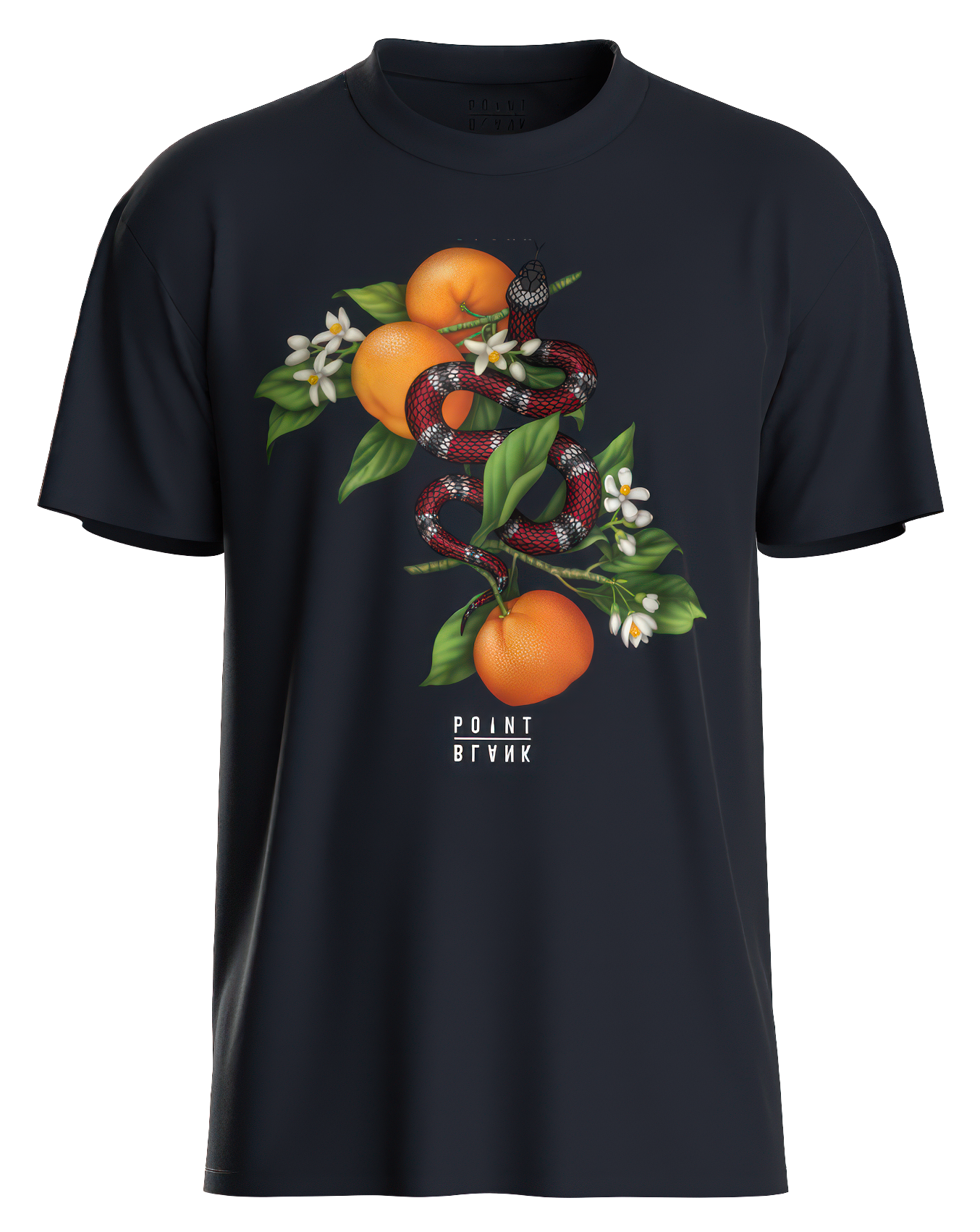 Poison Citrus T-Shirt - Navy Blue