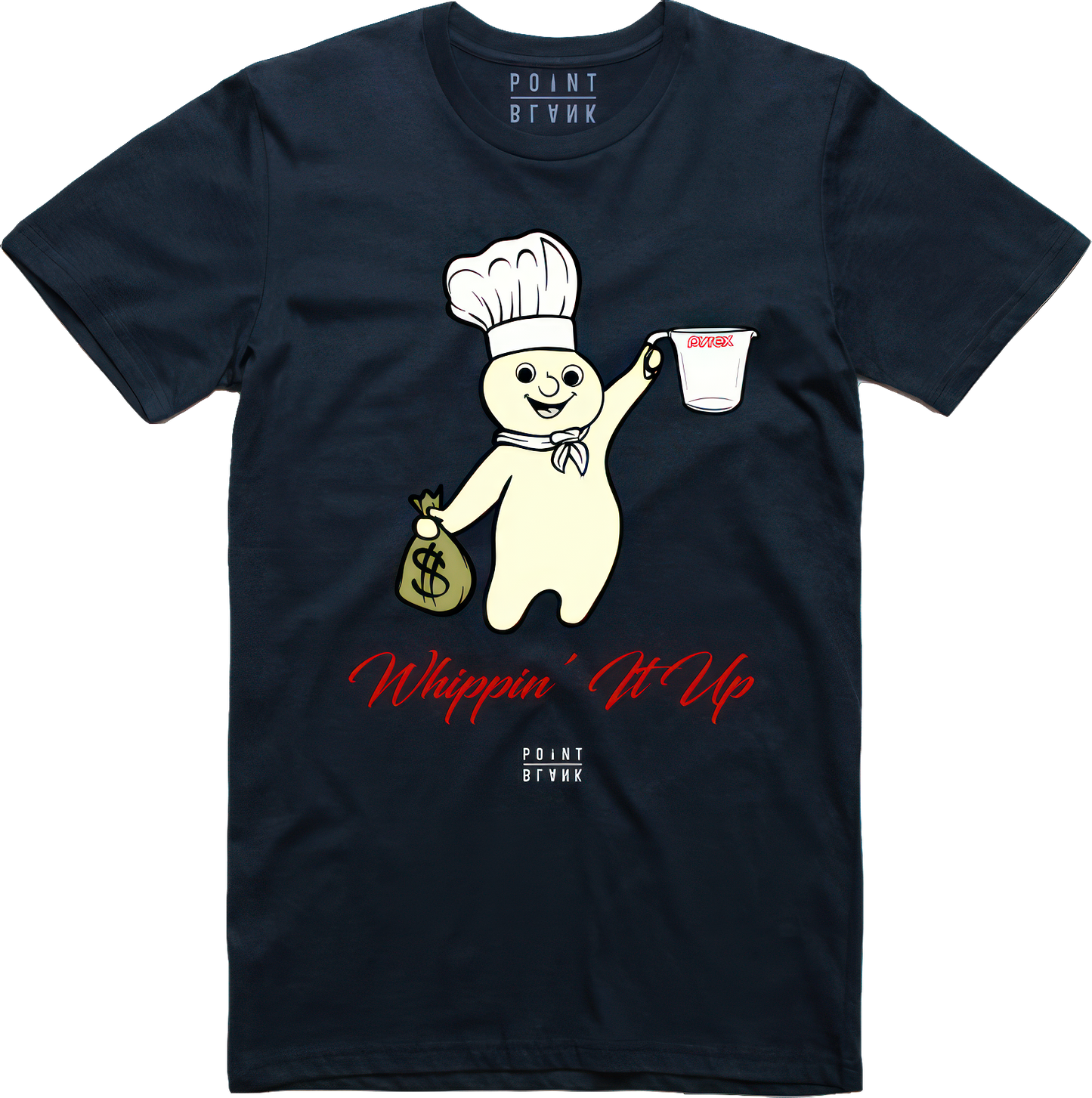 Whippin' IT Up T-Shirt - Navy Blue