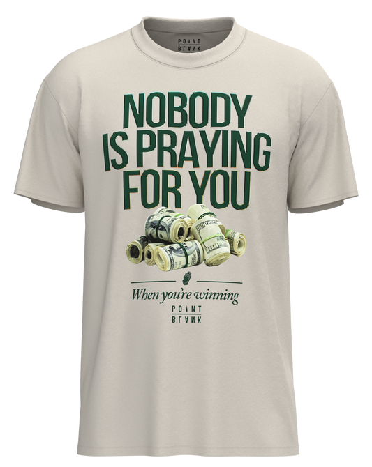 Money And Prayers T-Shirt - Natural