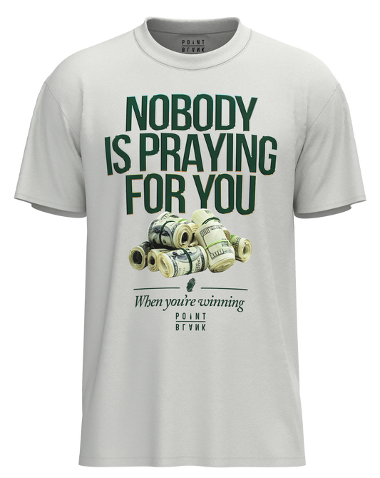 Money And Prayers T-Shirt - White