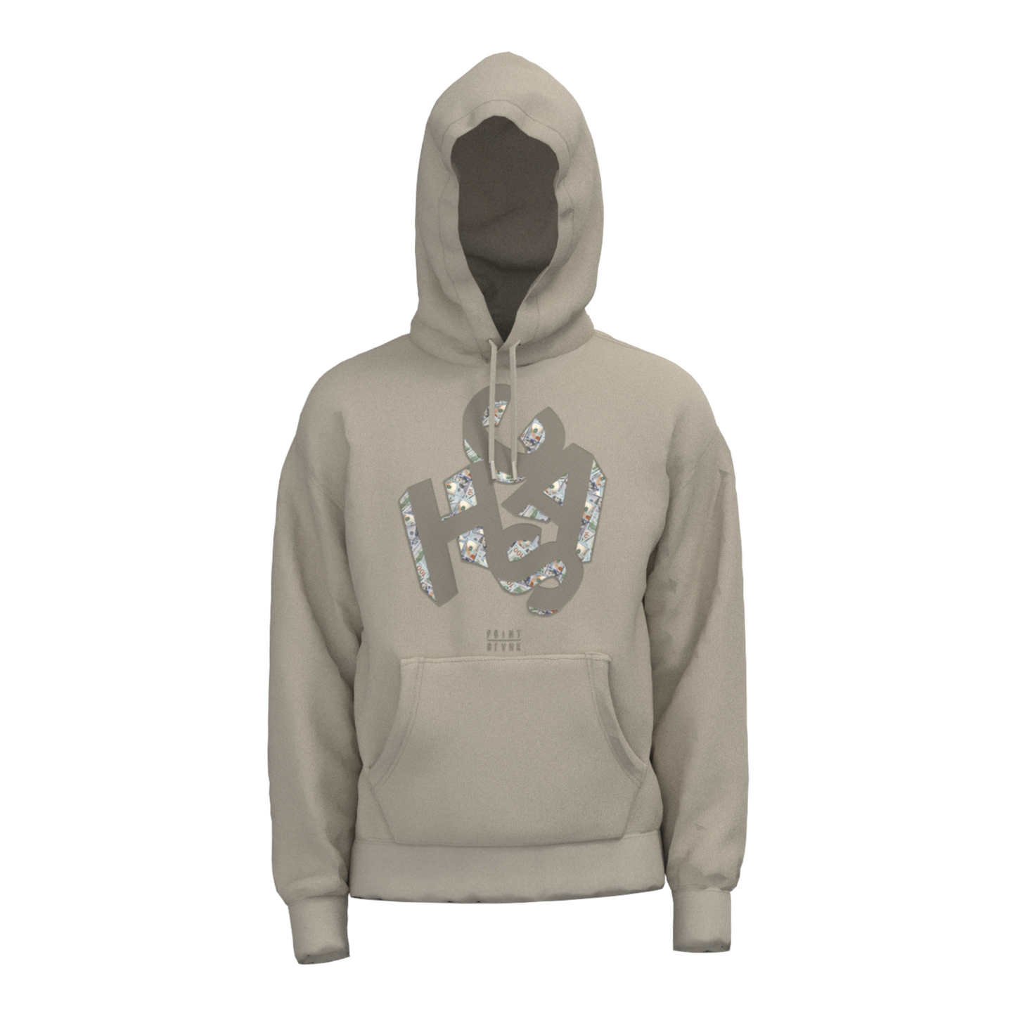 Cash Block Hoodie - Oatmeal