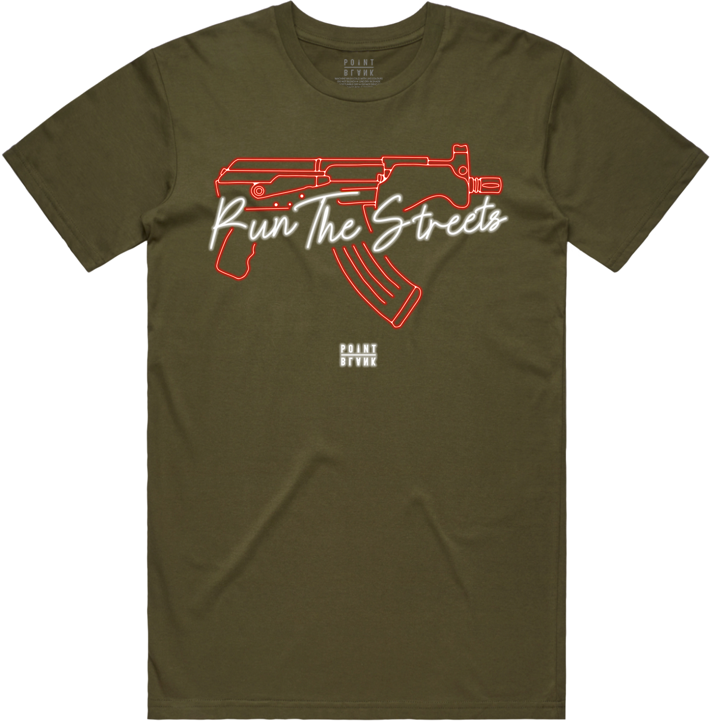 Draco Neon T-Shirt - Olive