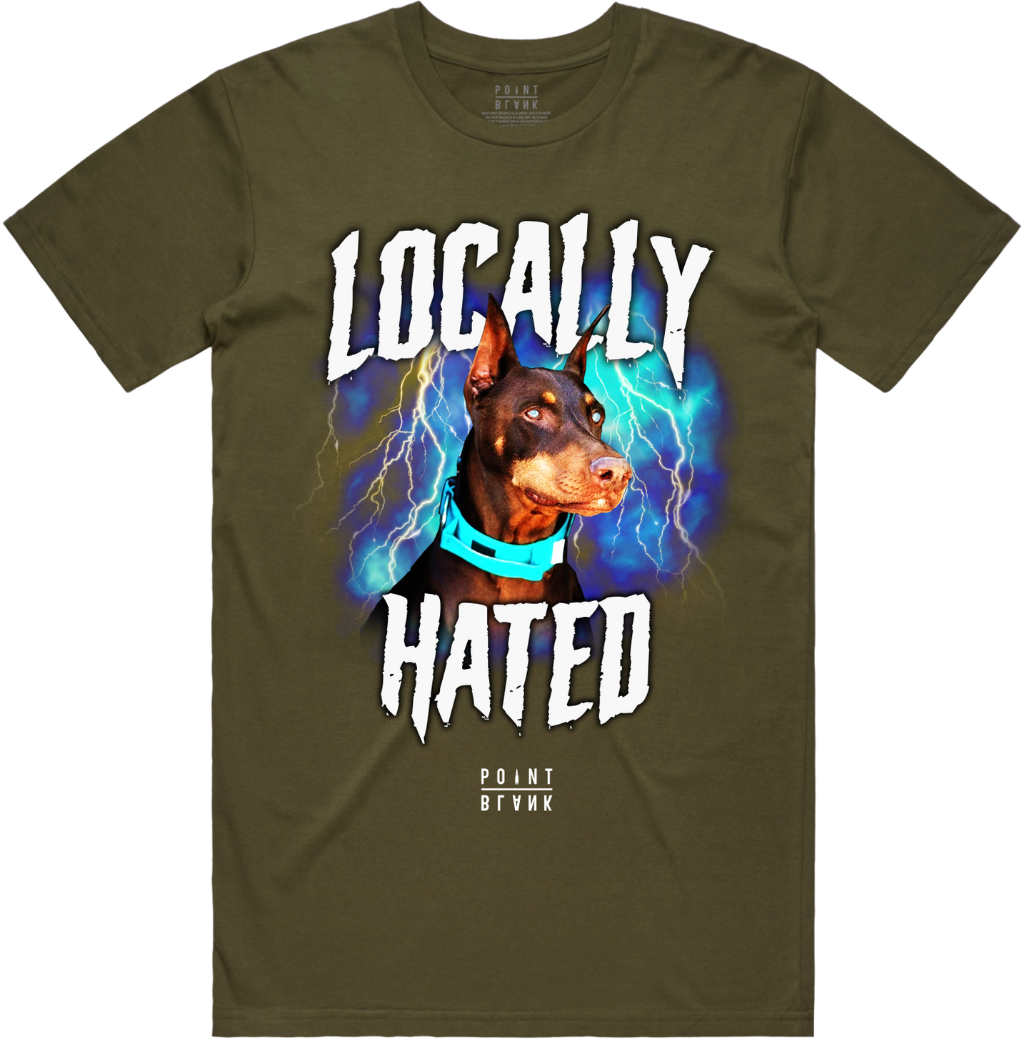 Locally Hated T-Shirt - Olive