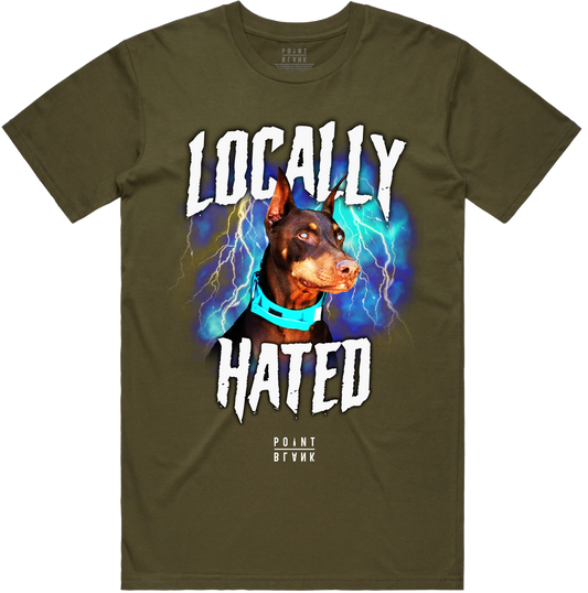 Locally Hated T-Shirt - Olive