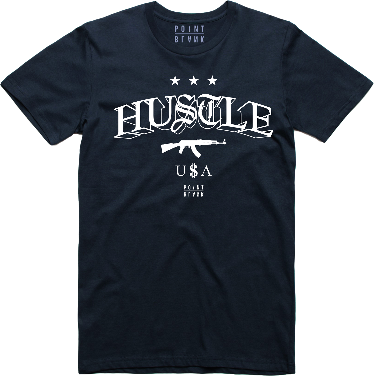 Hustle USA T-Shirt - Navy