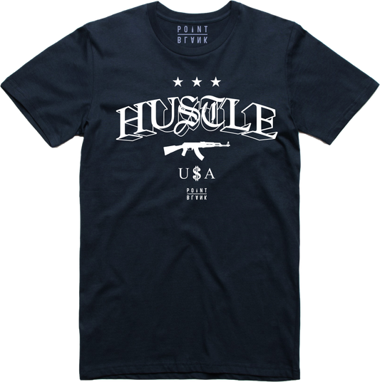 Hustle USA T-Shirt - Navy