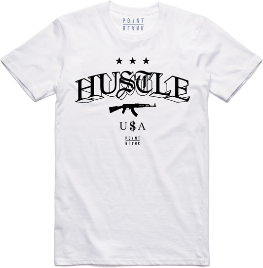 Hustle USA T-Shirt - White