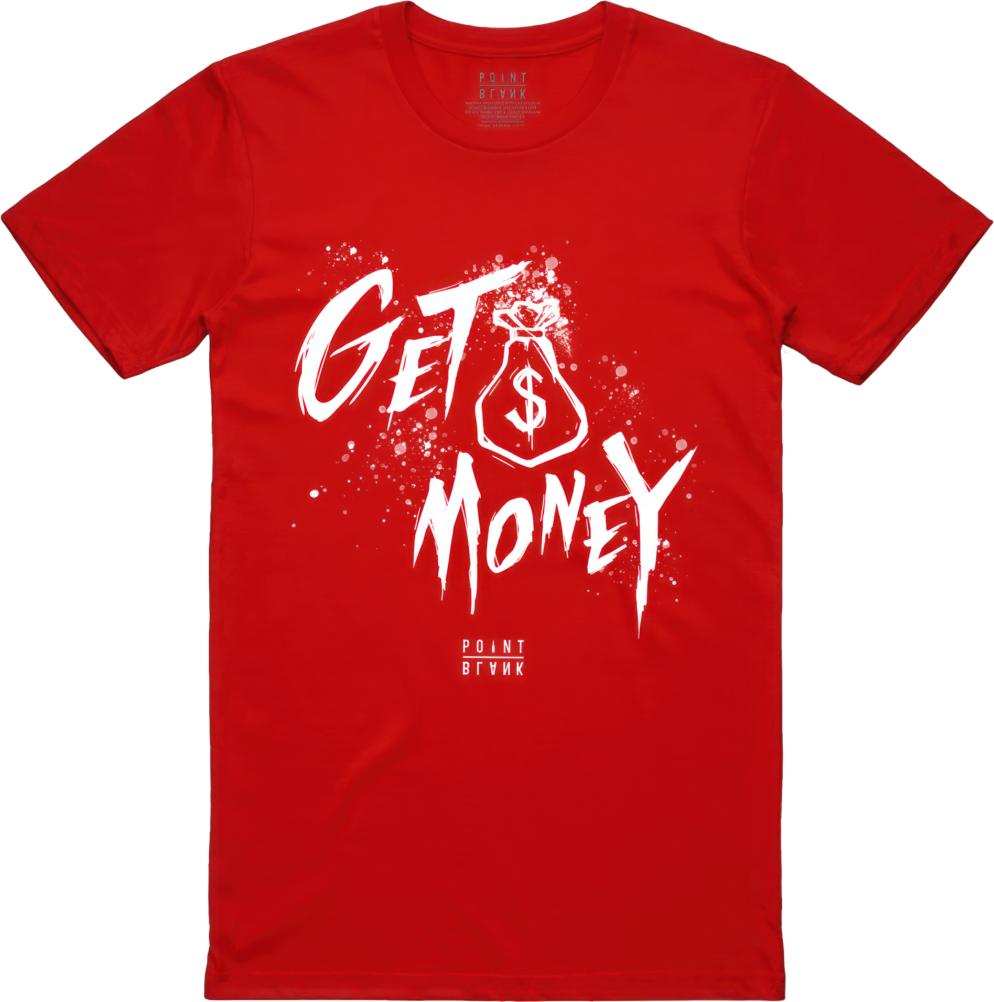 Money Text T-Shirt - Red