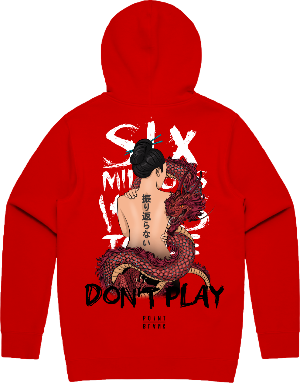 Dragon Lady Hoodie - Red