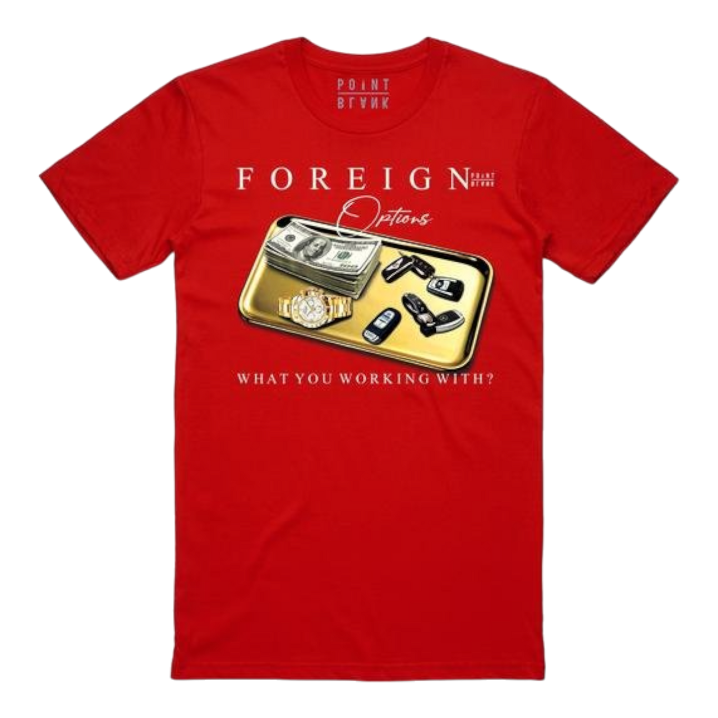 Foreign Options T-Shirt - Red