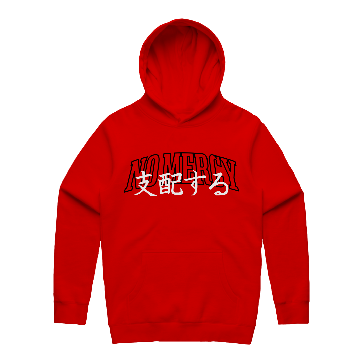 Asa Katana Hoodie - Red / White