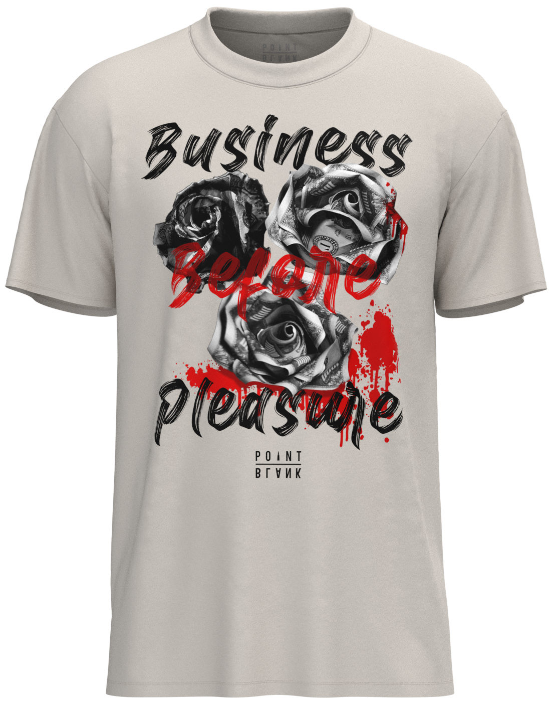 Roses and Pleasure T-Shirt - Natural