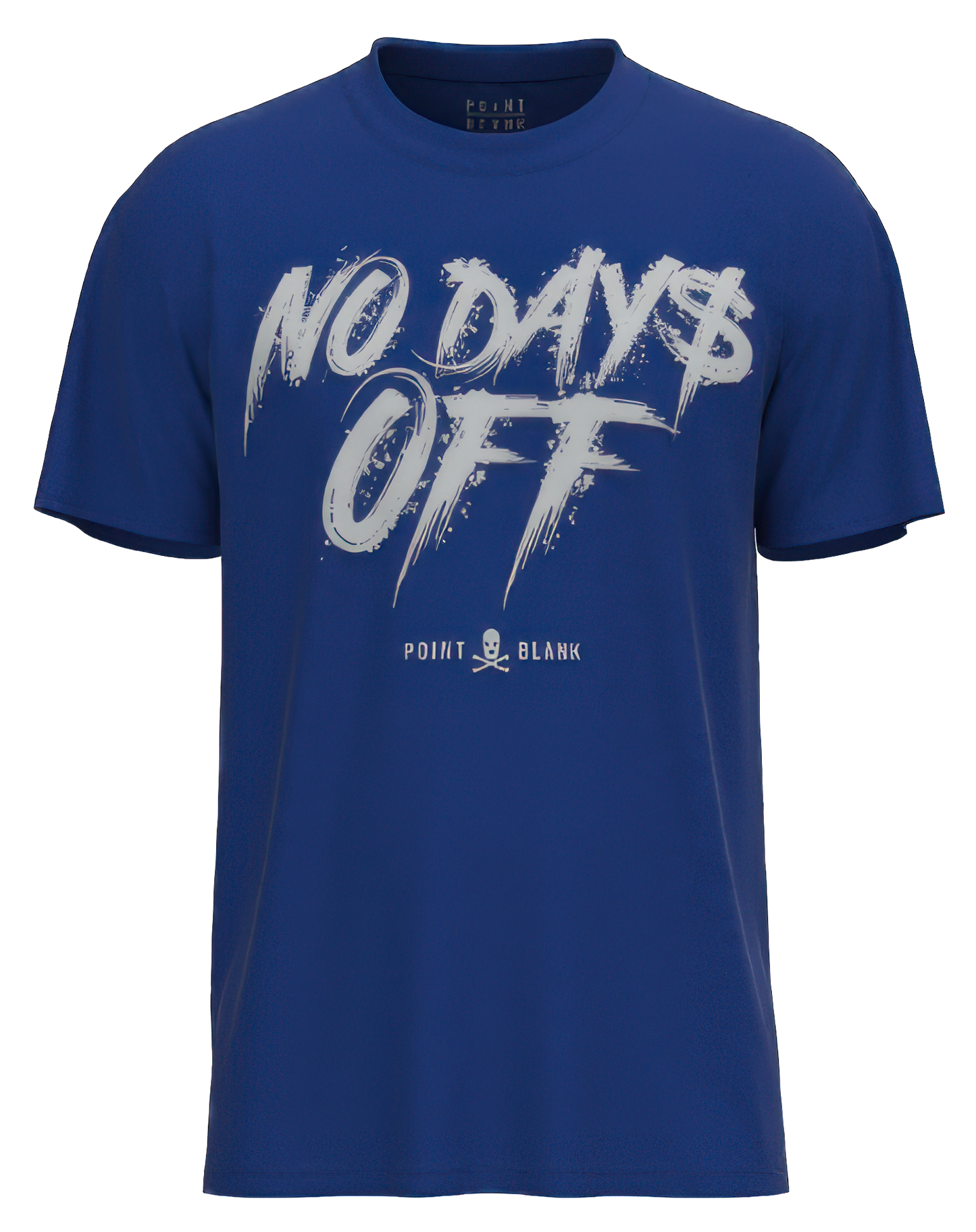 Point Blank NDO HD Logo Tee, Blue, Front Side