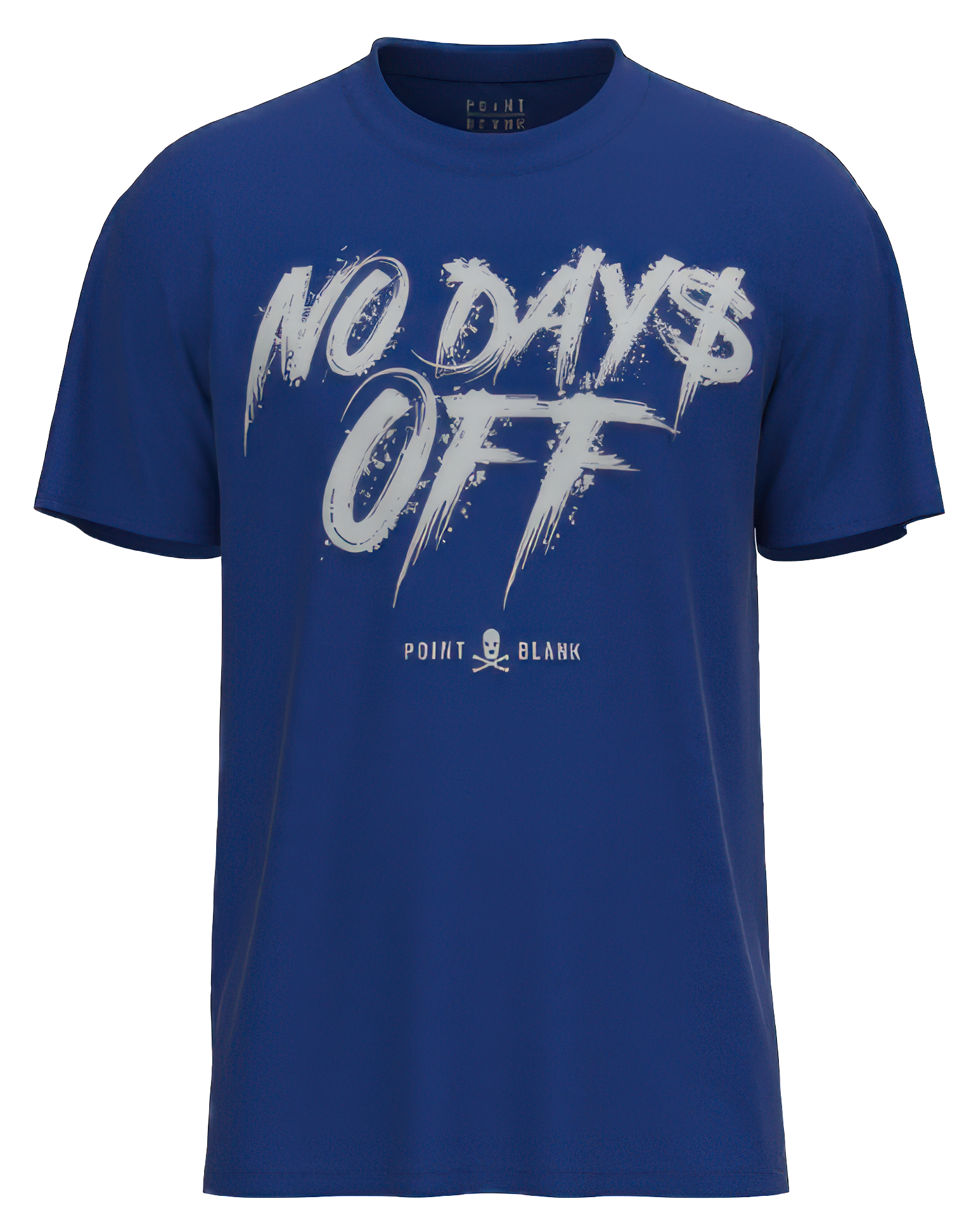 Point Blank NDO HD Logo Tee, Blue, Front Side