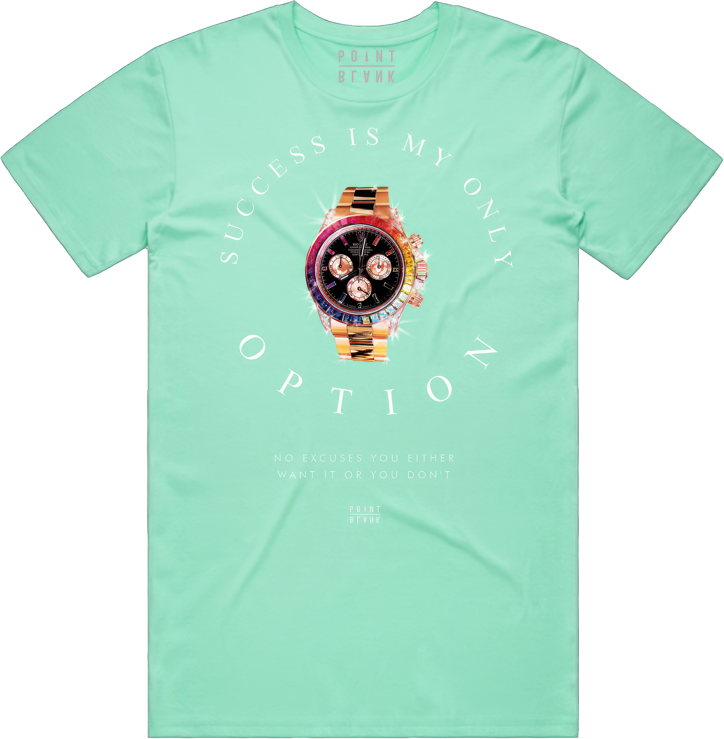 Rollie Success T-Shirt - Aqua