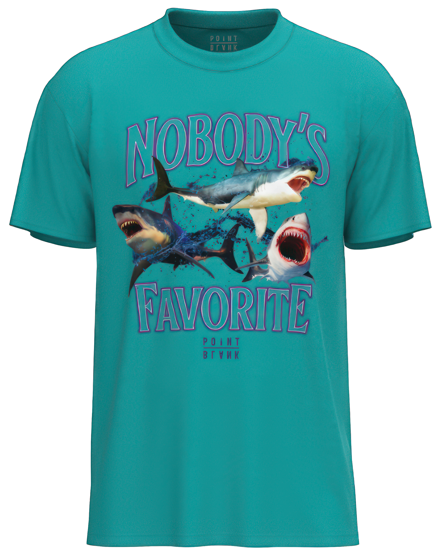 Shark Attack T-Shirt - Teal