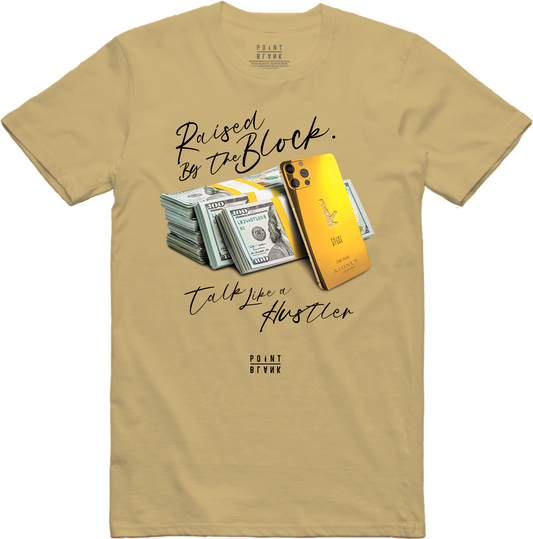 Hustle Talk T-Shirt - Vintage Gold